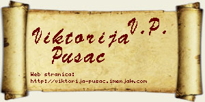 Viktorija Pušac vizit kartica